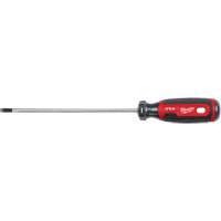 Cabinet Screwdriver, 3/16" Tip, Round, 254 mm L, Cushion Grip Handle Chandler Sales