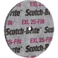 Meule homog&egrave;ne Scotch-Brite EXL, 3" x 1/2", Arbre de 1/4" Chandler Sales