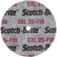 Meule homog&egrave;ne Scotch-Brite EXL, 3" x 1/2", Arbre de 1/4" Chandler Sales