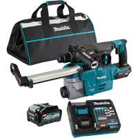 Marteau rotatif sans fil avec moteur sans balai XGT SDS-Plus avec accessoire daspiration des poussi&egrave;res DX10, 40 V, 1-3/16", 3 lb-pi, 0-840 tr/min Chandler Sales