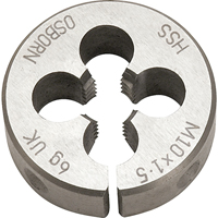 Fili&egrave;re ronde segment&eacute;e, Filet de M10 X 1,5, Acier rapide Chandler Sales