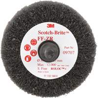 Brosse &agrave; lamelles pour la coupe et le polissage Scotch-Brite, Oxyde d'aluminium, Grain Fin, 2" x 1" x 1/4" Chandler Sales