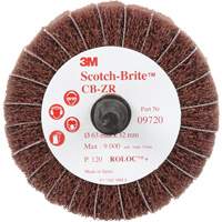 Disque combin&eacute; Scotch-Brite, 2-1/2" dia., Grain 120, Oxyde d'aluminium Chandler Sales