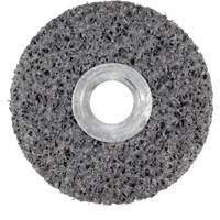 Roue unitaris&eacute; CS-UW Clean & Strip Scotch-Brite, 6" x 1", Arbre de 5/8", Grain de Extra grossier, Carbure de silicium Chandler Sales