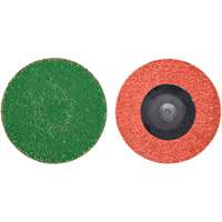 Zirc Plus Quick-Change Cloth Disc, 2" Dia., 40 Grit, Zirconia Alumina Chandler Sales