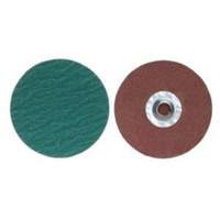Quick-Change Discs, 3" Dia., 36 Grit, Zirconia Alumina Chandler Sales