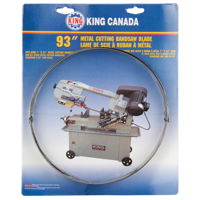 Metal Cutting Bandsaw Blade, Carbon Steel, 93" L x 3/4" W x 0.032" Thick, 10 TPI Chandler Sales