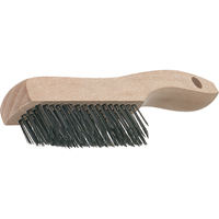 Brosses de grattage &agrave; manche &agrave; patin, garnissage en V, Acier, 4 x 16 rangs de fils, Longueur 19-3/4" Chandler Sales