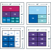 StakPak Plus 4845 System Containers, 15" W x 24" D x 14.5" H, Royal Blue Chandler Sales