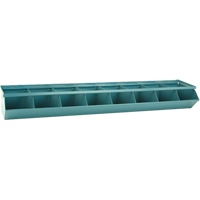 Bacs sectionnels superposables, Cap. 100 lb, 37" la x 8" p x 4-1/2" h, Bleu Chandler Sales