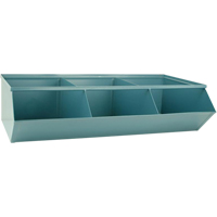 Bacs sectionnels superposables, Cap. 100 lb, 37" la x 20-1/2" p x 9-1/2" h, Bleu Chandler Sales