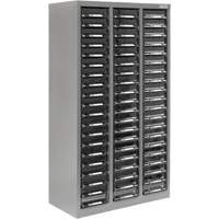 Casiers pour pi&egrave;ces KPC-300, Acier galvanis&eacute;, 60 tiroirs, 21-3/10" x 10-2/5" x 36-9/10", Gris Chandler Sales