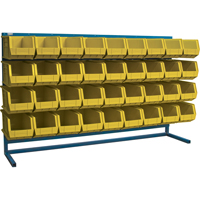 Rayonnage &agrave; persienne avec bacs, 36 bacs, 72" la x 15" p x 40" h Chandler Sales