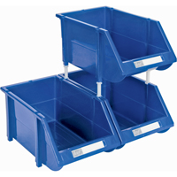 Bac empilable & &agrave; suspendre, 4-13/16" la, 3-3/16" h x 7-1/8" p, Bleu Chandler Sales