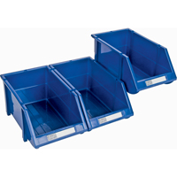 Bac empilable & &agrave; suspendre, 4-13/16" la, 3-3/16" h x 7-1/8" p, Bleu Chandler Sales