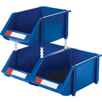 Stack & Hang Bin, 8-3/16" W x 6-3/16" H x 14" D, Blue Chandler Sales