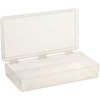 Boîte &agrave; compartiments K-Resin, Plastique, 4" la x 8" p, 1-3/16" h, Transparent Chandler Sales
