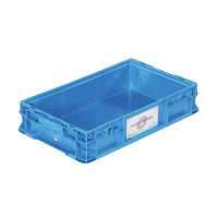 StakPak Plus 4845 System Containers, 15" W x 24" D x 5" H, Royal Blue Chandler Sales