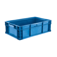StakPak Plus 4845 System Containers, 15" W x 24" D x 7.5" H, Royal Blue Chandler Sales
