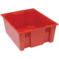 Contenants Stack & Nest, 10" x 23,5" x 19,5", Rouge Chandler Sales