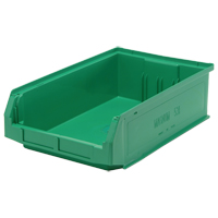 Contenants g&eacute;ants empilables, 12,375" la x 19,75" p x 5,875" h, Vert Chandler Sales