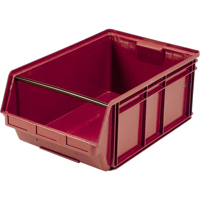 Contenants g&eacute;ants empilables, 18,375" la x 29" p x 11,875" h, Rouge Chandler Sales