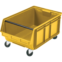 Bac g&eacute;ant empilable et mobile, 11-7/8" ha x 18-3/8" la x 29" p, Capacit&eacute; de 150 lb, Jaune Chandler Sales