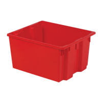 Contenants Stack-N-Nest Polylewton, 13" x 24" x 20", Rouge Chandler Sales