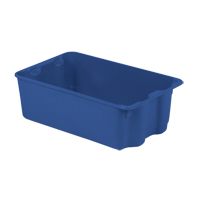 Contenants Stack-N-Nest Polylewton, 7,9" x 24" x 14,1", Bleu Chandler Sales