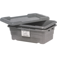 Bacs empilables en crois&eacute;, 16" la x  p x 8,5" h, Gris Chandler Sales