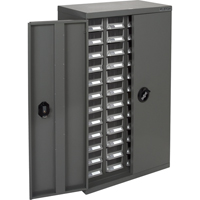 Casiers pour pi&egrave;ces KPC-400, Acier galvanis&eacute;, 48 tiroirs, 22-3/5" x 10-4/5" x 36-9/10", Gris Chandler Sales
