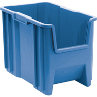 Contenants &agrave; empiler g&eacute;ants, 10,875" la x 17,5" p x 12,5" h, Bleu Chandler Sales
