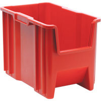Contenants &agrave; empiler g&eacute;ants, 10,875" la x 17,5" p x 12,5" h, Rouge Chandler Sales