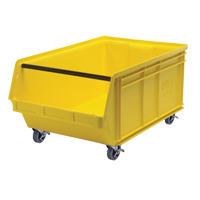 Bac mobile MAGNUM, 14-7/8" ha x 18-3/8" la x 29" p, Capacit&eacute; de 150 lb, Jaune Chandler Sales