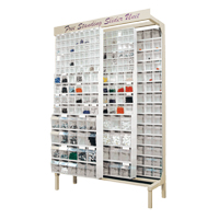 Free-Standing Tip-Out Bins Slider System, 48" W x 18" D x 77" H, 112 Drawers Chandler Sales