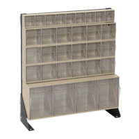 Tip-Out Bins Stand, 23-5/8" W x 8" D x 28" H, 31 Drawers Chandler Sales