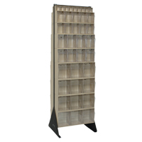 Tip-Out Bins Stand, 23-5/8" W x 16" D x 75" H, 72 Drawers Chandler Sales