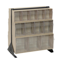 Tip-Out Bins Stand, 23-5/8" W x 16" D x 28" H, 24 Drawers Chandler Sales