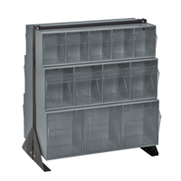 Tip-Out Bins Stand, 23-5/8" W x 16" D x 28" H, 24 Drawers Chandler Sales