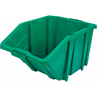 Jumbo Plastic Bin, 15-1/2" W x 13" H x 25" D, Green, 200 lbs. Capacity Chandler Sales