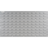 Panneau perfor&eacute; en m&eacute;tal pour bacs, 32 bacs, 36" la x 1/8" p x 19" h Chandler Sales