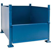 Bulk Stacking Containers, 30" H x 34.5" W x 40.5" D, 3500 lbs. Capacity Chandler Sales