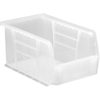Bac transparent ultra empilable & suspendable, 6" la, 5" h x 9-1/4" p, Transparent Chandler Sales