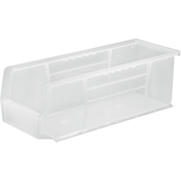 Bac transparent ultra empilable & suspendable, 5-1/2" la, 5" h x 14-3/4" p, Transparent Chandler Sales