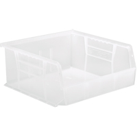Bac transparent ultra empilable & suspendable, 11" la, 5" h x 10-7/8" p, Transparent Chandler Sales