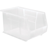 Bac transparent ultra empilable & suspendable, 8-1/4" la, 8" h x 13-5/8" p, Transparent Chandler Sales