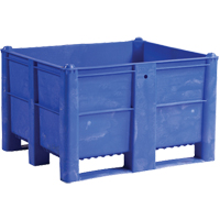 Conteneur pour palettes, 40"/47,25" p x 48"/39,4" la x 29"/29,1" h, Capacit&eacute; 1543 lb/2650 lb, Bleu Chandler Sales