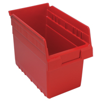 Bacs pour &eacute;tag&egrave;re Store-Max, 6-5/8" la x 8" H x 11-5/8" p, Rouge, Capacit&eacute; 44 lb Chandler Sales