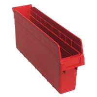 Bacs pour &eacute;tag&egrave;re Store-Max, 4-3/8" la x 8" H x 17-7/8" p, Rouge, Capacit&eacute; 56 lb Chandler Sales