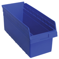 Bacs pour &eacute;tag&egrave;re Store-Max, 8-3/8" la x 8" H x 17-7/8" p, Bleu, Capacit&eacute; 56 lb Chandler Sales
